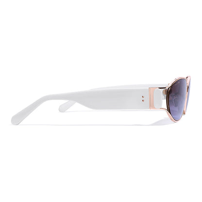 Bisou 60mm Oval Sunglasses | Purple