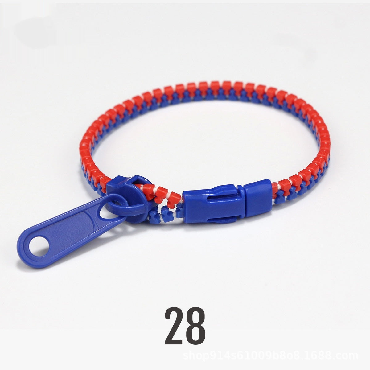No 5 Two-color Children's Zipper Bracelet