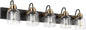 Black Vintage Bathroom Vanity Light Fixture