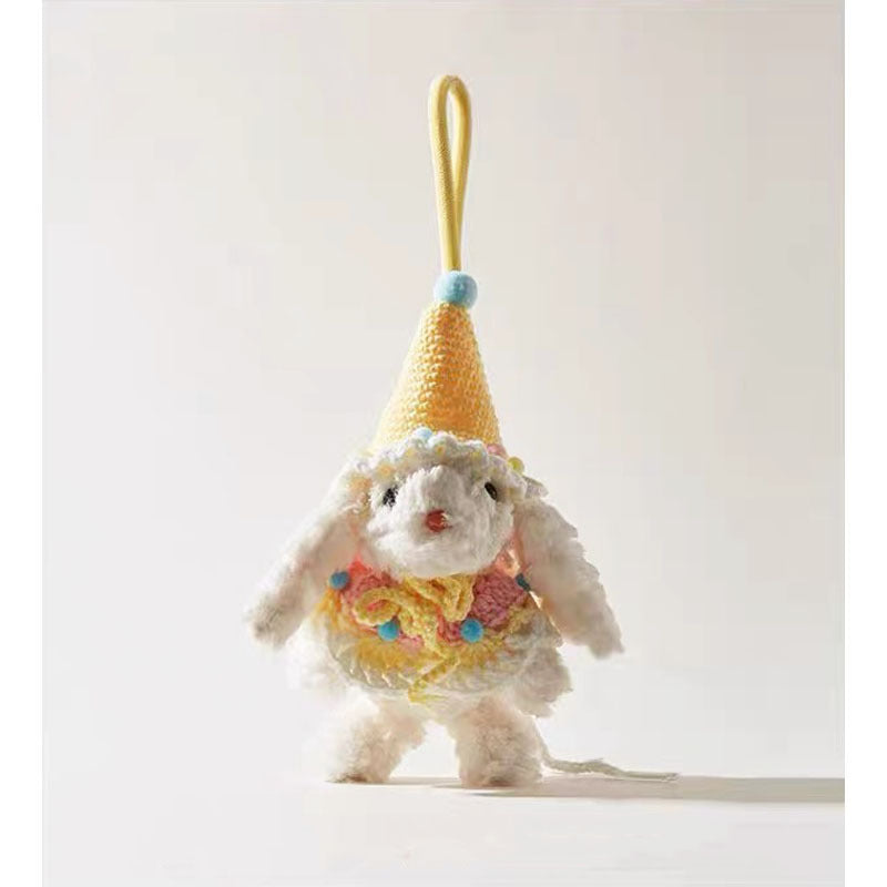 Plush Key Chain Cute Rabbit Doll Cartoon Pendant