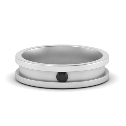 Single Stone Mens Promise Ring