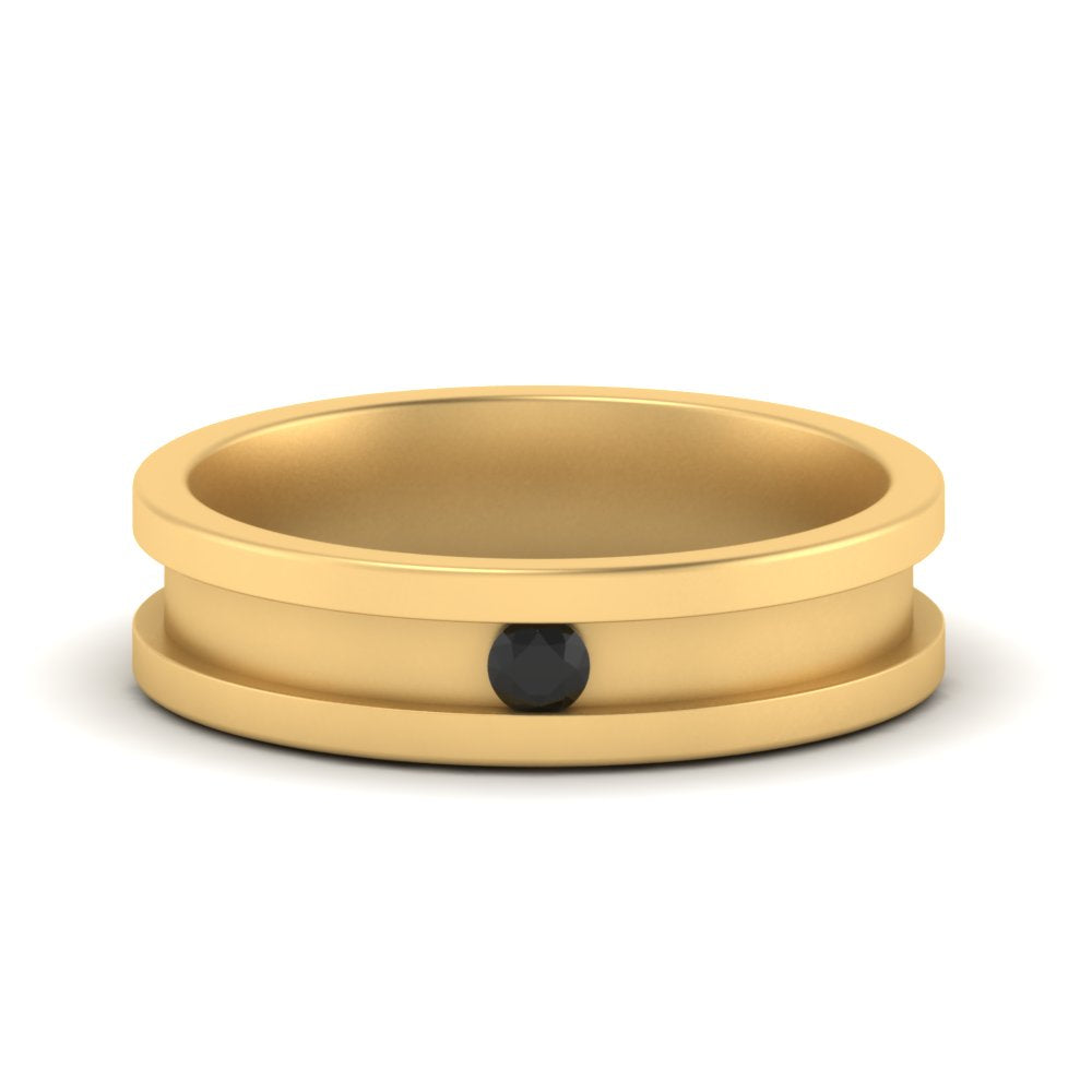 Single Stone Mens Promise Ring