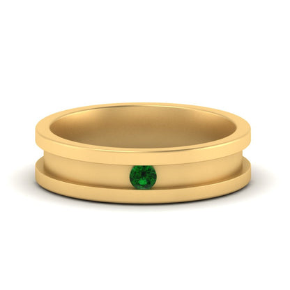 Single Stone Mens Promise Ring