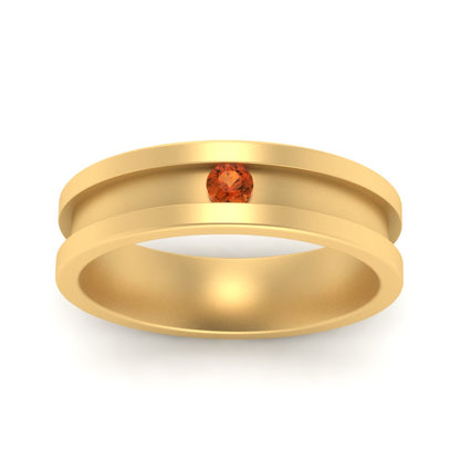 Single Stone Mens Promise Ring
