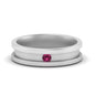 Single Stone Mens Promise Ring