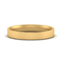 Comfort Fit Flat 4 mm Mens Wedding Band