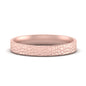 Hammered Wedding Band Comfort Fit 5 mm