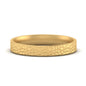 Hammered Wedding Band Comfort Fit 5 mm