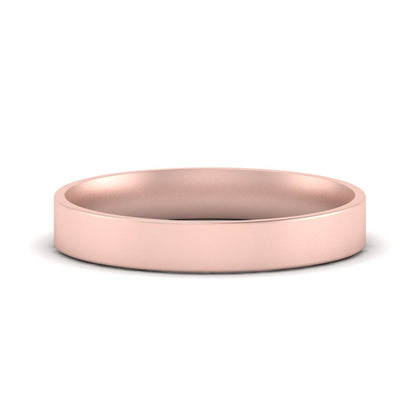 Light Weight Flat Mens Wedding Band