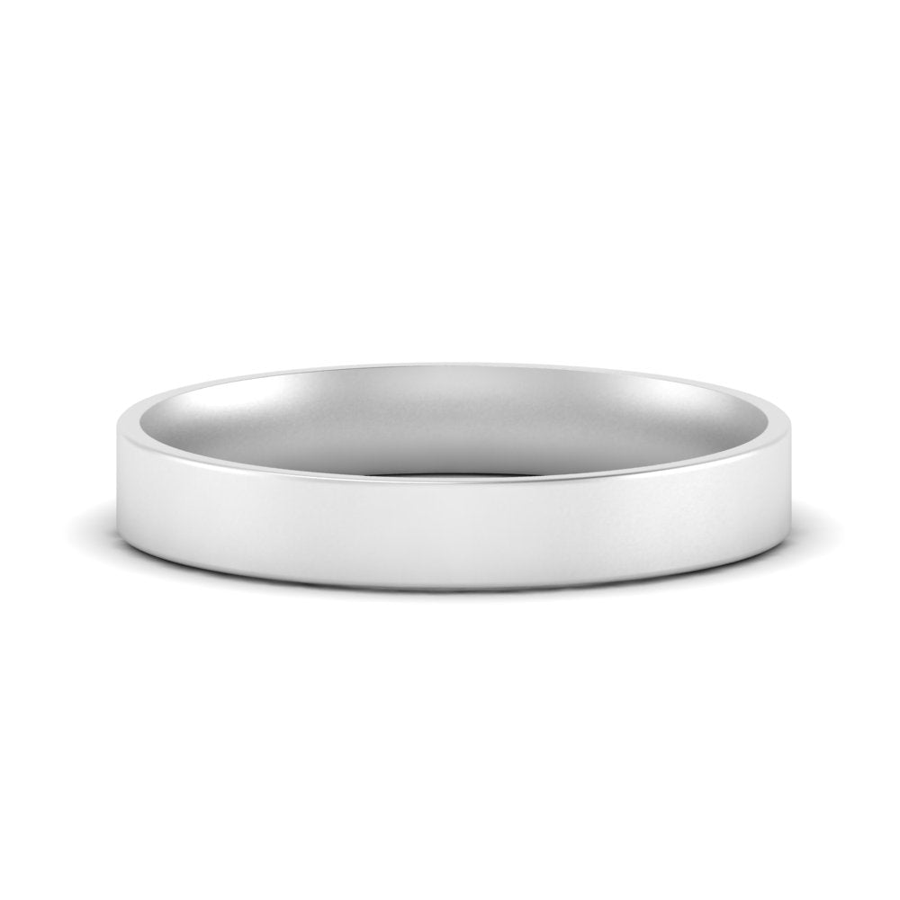 Light Weight Flat Mens Wedding Band