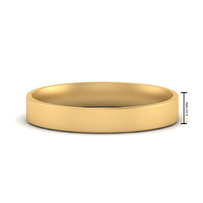 Light Weight Flat Mens Wedding Band