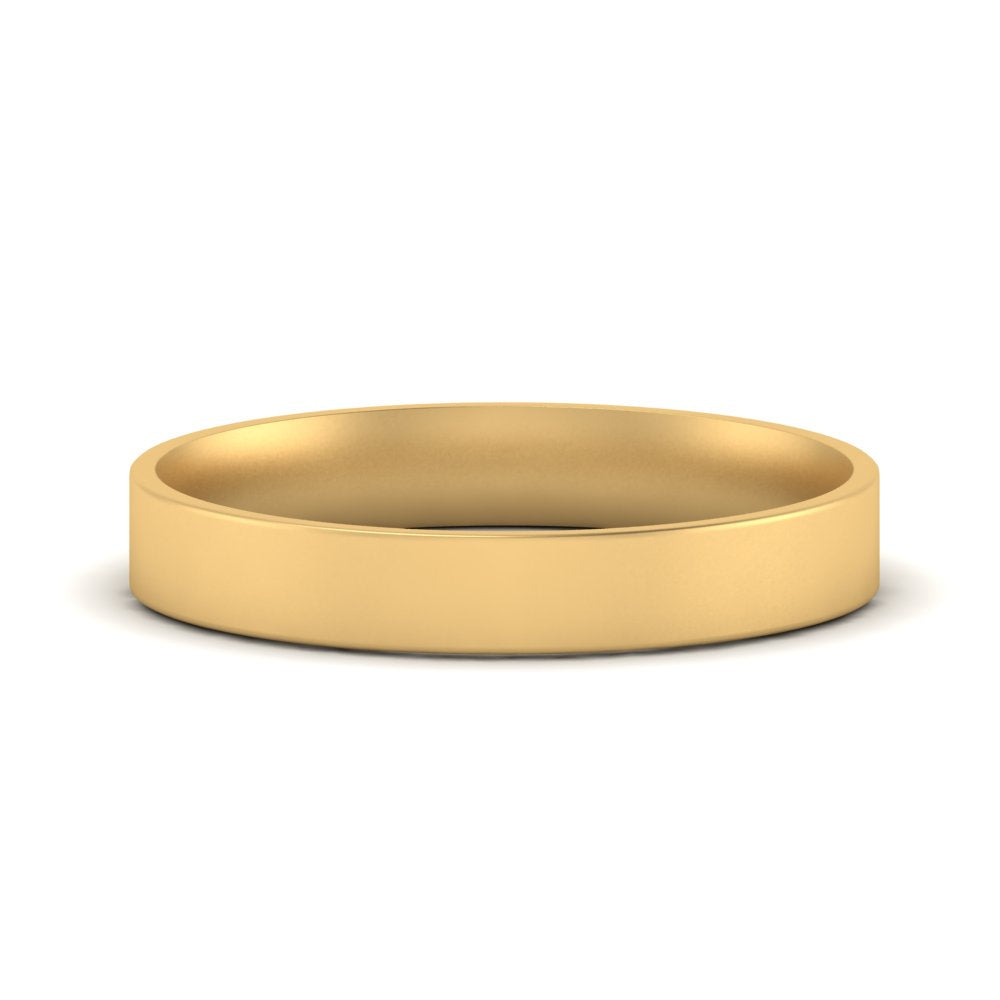 Light Weight Flat Mens Wedding Band