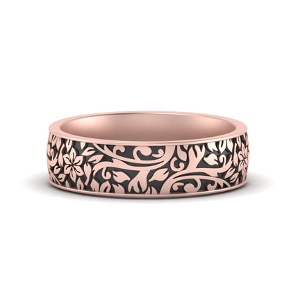 6 mm Mens Nature Inspired Comfort Fit Band