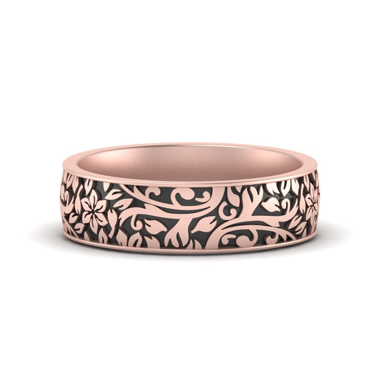 6 mm Mens Nature Inspired Comfort Fit Band