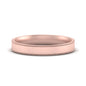 Stepped Edge Comfort Fit Flat Mens Band
