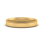 Stepped Edge Comfort Fit Flat Mens Band