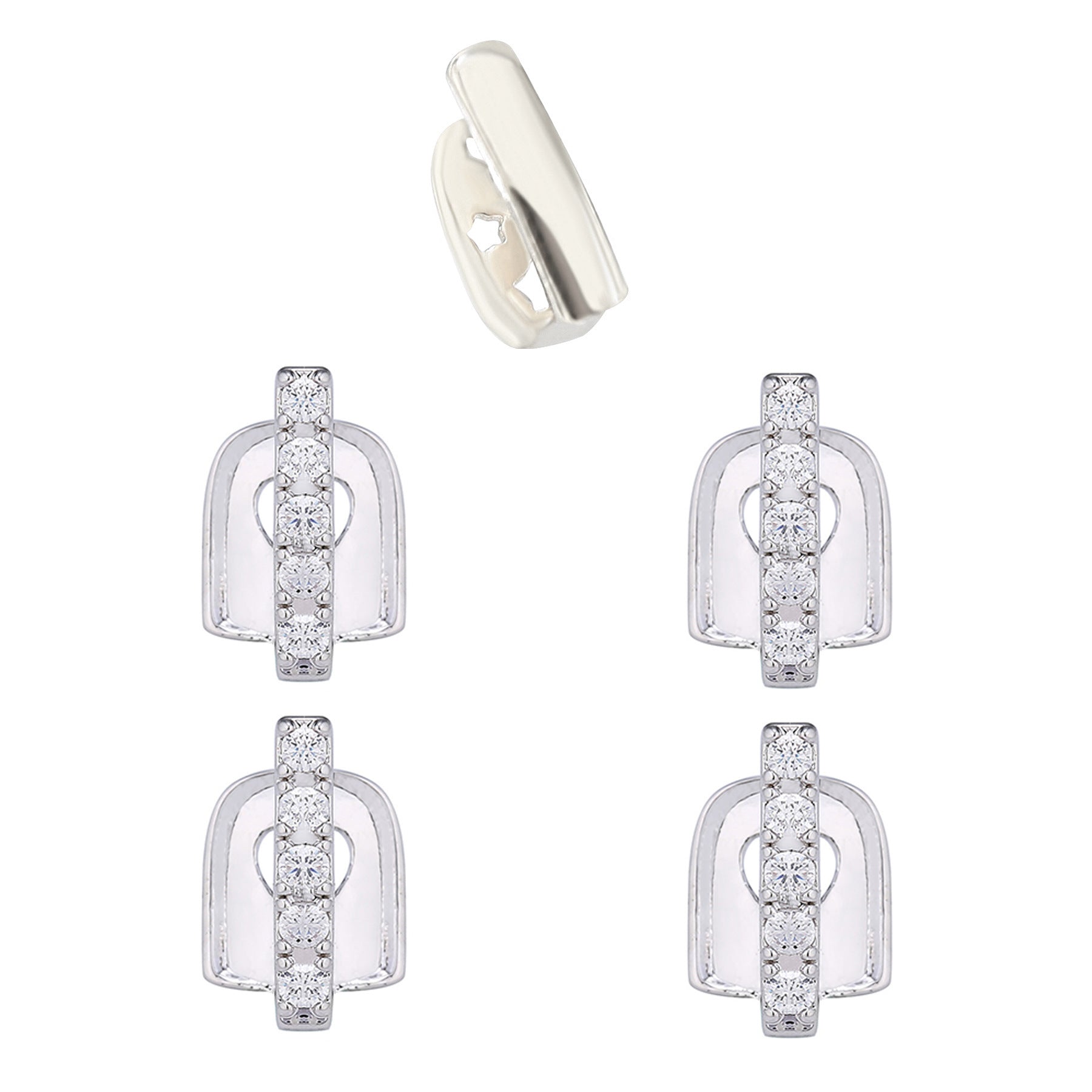 Three-piece Set Of Teeth Joint DIY Hip Hop