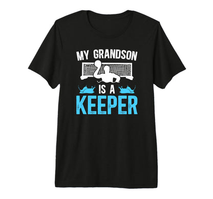 Mens Proud Water Polo Goalie Grandpa T-Shirt - Custom Art Print for Adults