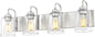 Farmhouse Glass Bathroom Vanity Light Fixture