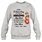 Personalized Dad Shirt/Hoodie/Long sleeve/Sweatshirt - Gift Idea For Father's Day - Up to 3 Kids - To My Amazing Step Dad Thanks For Putting Up With Our Mom