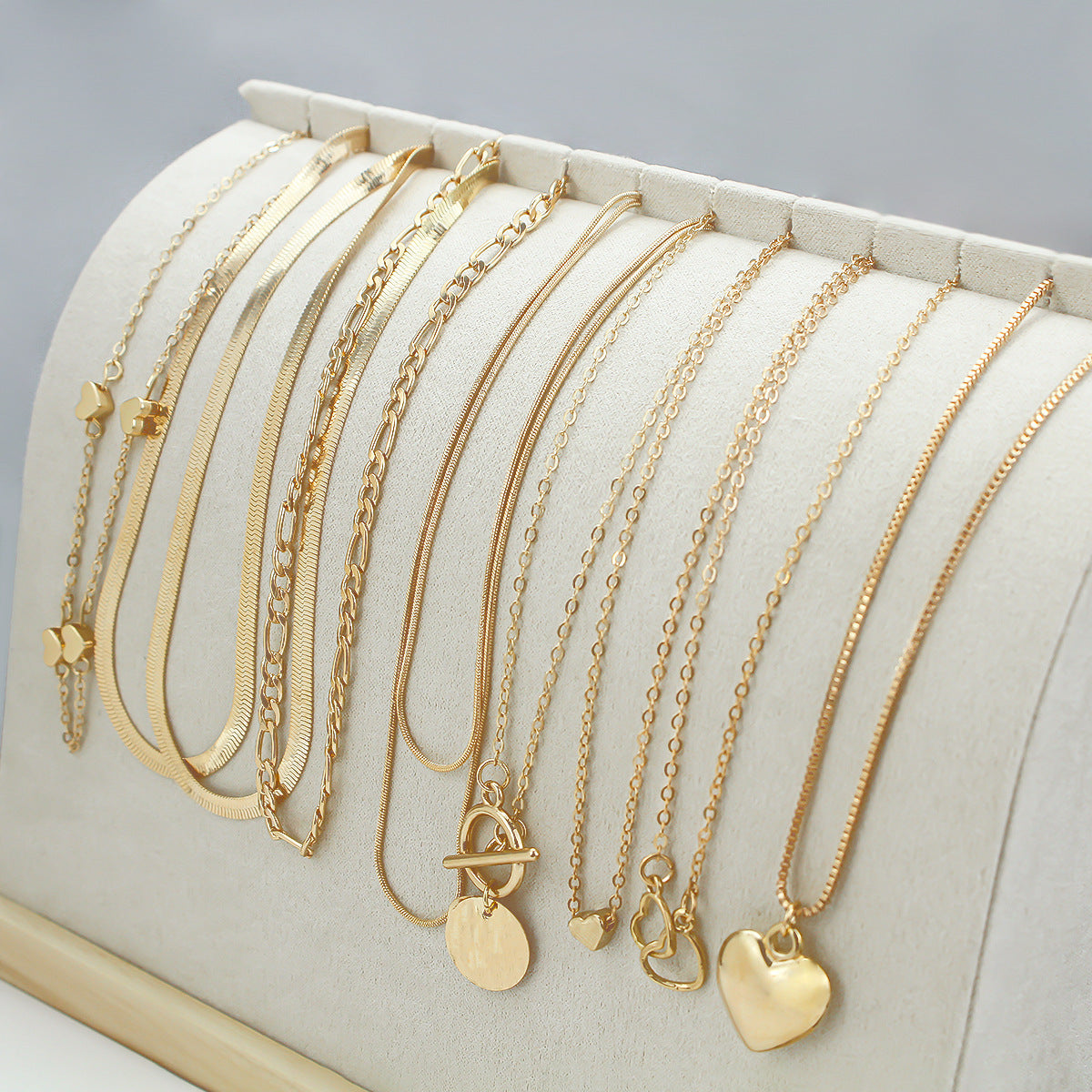 Fashion All-match Jewelry Ornament 10 Pieces Women's Necklace Suit