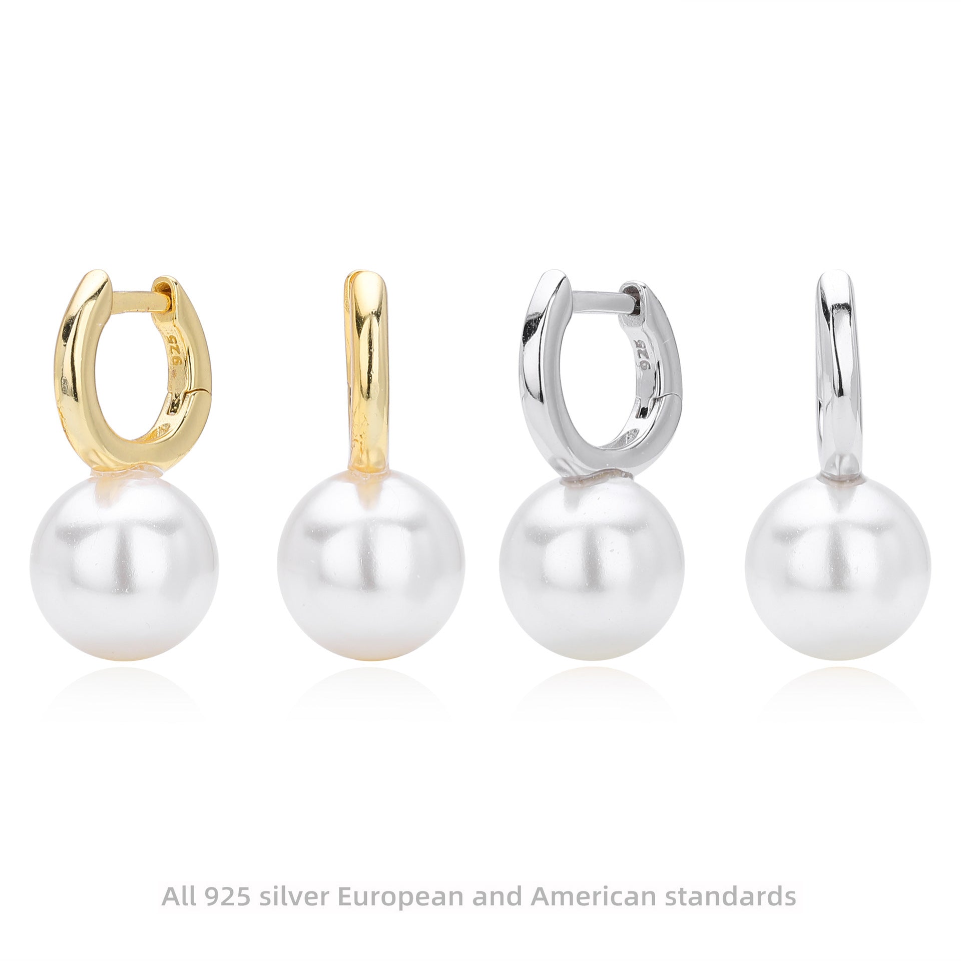 Sterling Silver Temperamental Fairy Pearl Earrings