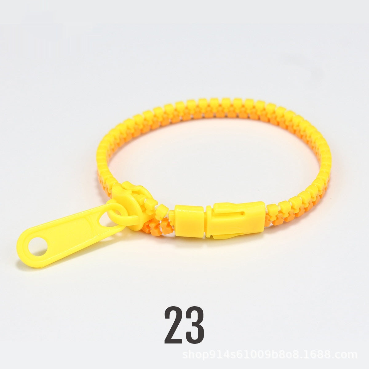 No 5 Two-color Children's Zipper Bracelet