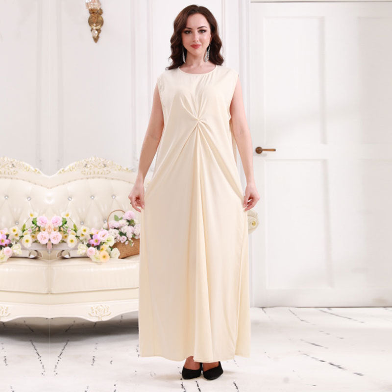 Women's Fashion Undershirt Bottoming Short-sleeved Dresses