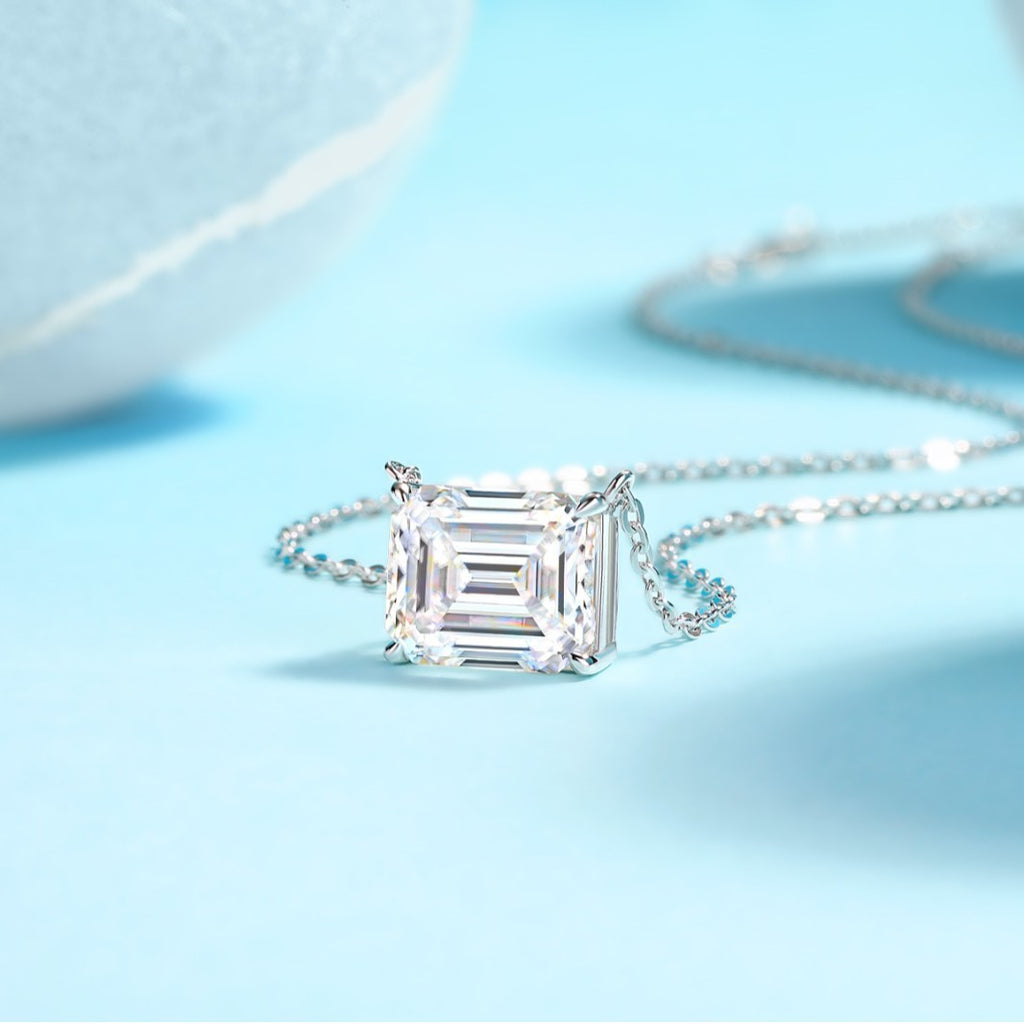 Moissanite Yis Style Horse Eye Pendant Necklace For Women