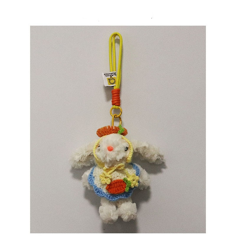 Plush Key Chain Cute Rabbit Doll Cartoon Pendant