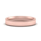 Stepped Edge Comfort Fit Flat Mens Band