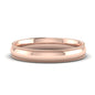 Comfort Fit Wedding Band Milgrain Edge