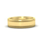 Mens Band Double Milgrain