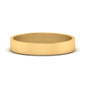 5 mm Flat Gold Wedding Band