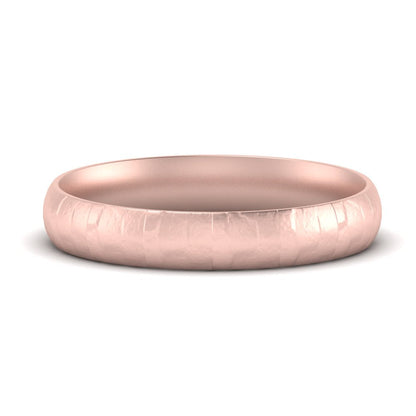 Lightweight Rock Texture Mens Wedding Band