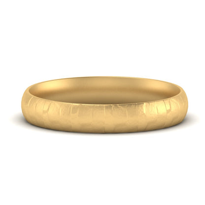 Lightweight Rock Texture Mens Wedding Band