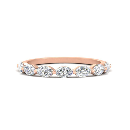 7 Stone Marquise East West 1 Carat Band