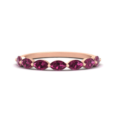 7 Stone Marquise East West 1 Carat Band