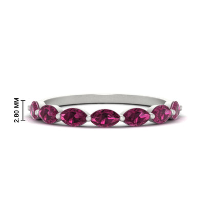 7 Stone Marquise East West 1 Carat Band