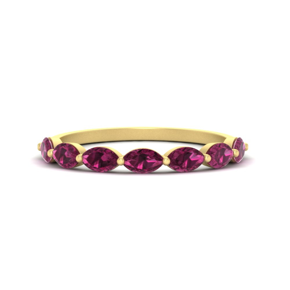 7 Stone Marquise East West 1 Carat Band