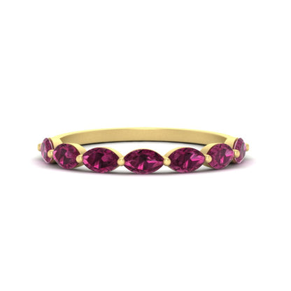 7 Stone Marquise East West 1 Carat Band