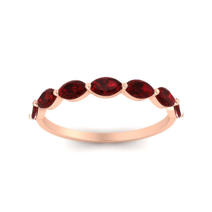 7 Stone Marquise East West 1 Carat Band