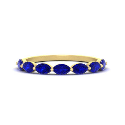 7 Stone Marquise East West 1 Carat Band