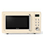700W Retro Countertop Microwave Oven with 5 Micro Power and Auto Cooking Function