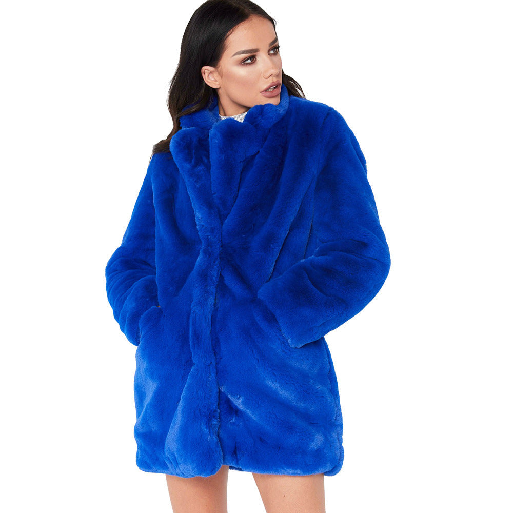 Women's Casual Creative Loose Fur Fluff Coats