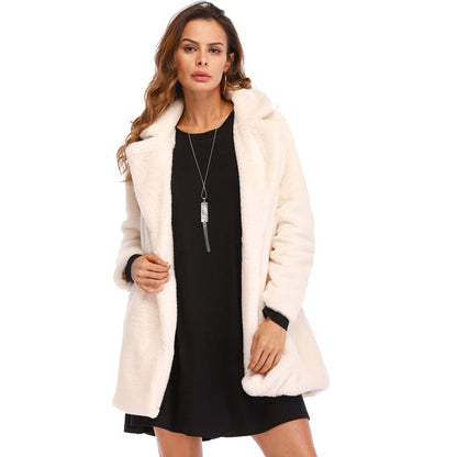 Women's Casual Creative Loose Fur Fluff Coats
