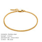 Stainless Steel Cuban Chain Mens Adjustable Fade-Proof Bracelet