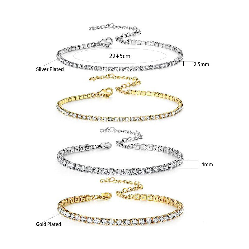 Shiny Loose Diamond Fashion Trend Simple Rhinestone Beach Anklet