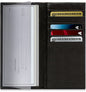 Genuine Leather Checkbook Cover – Card Slots, RFID Blocking