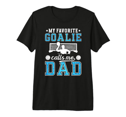 Mens Proud Water Polo Goalie Dad T-Shirt - Novelty Apparel for Adults
